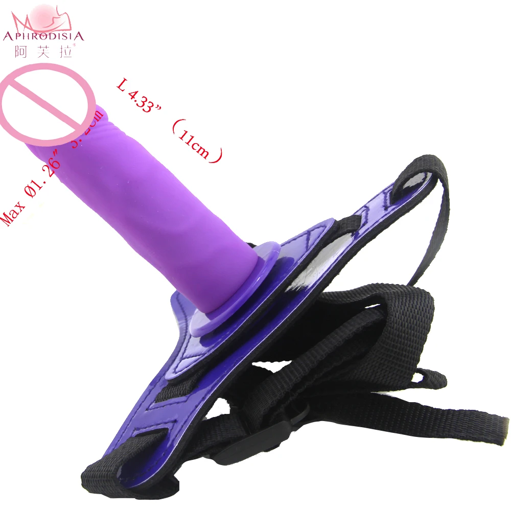 APHRODISIA Adult Silicone Strap Ons purple font b Dildo b font Anal Sex Toys Strap On
