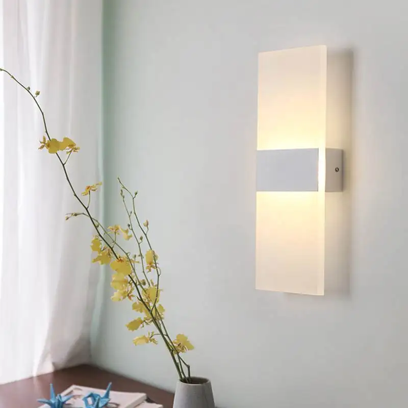 Modern LED Wall Sconce Light, Indoor Wall Lamp for Bedroom, Living Room, Stair, and Mirror Lighting image 4