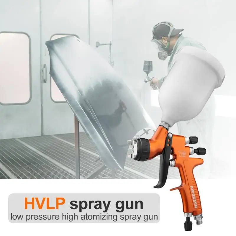 

1.3mm Nozzle HVLP High Atomizing Spray Gun Excellent Aluminium AlloyAirbrush Gravity Feeding Oxygen Gun Anodic Oxidation