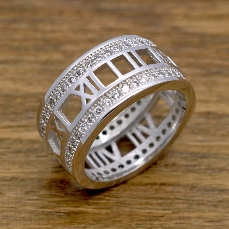 Женское кольцо из циркония серебристого цвета|crystal rings for women|crystal ring925 sterling silver ring |