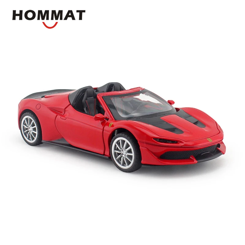 Модель спортивного автомобиля HOMMAT 1/32 J50 модель суперавтомобиля из сплава 1:32 под