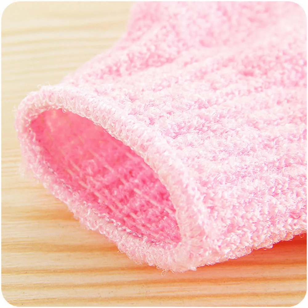 Wholesale Skin Spa Bath Gloves Foam Bath Skid Resistance Five Fingers Bath Towel Multicolor Shower Gloves Exfoliating Wash0.96