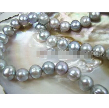 

FREE shipping charming natural 11-12mm lavender pearl necklac(4 different clasp can choose) 6.07