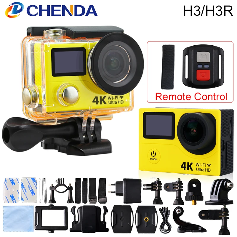 Prix pour D'origine H3/H3R D'action Caméra Wifi Ultra HD 170D Aller 30 M Étanche Mini Cam Pro Double Écran Voyage nager Sport Caméra Prix pour D'origine H3/H3R D'action Caméra Wifi Ultra HD 170D Aller 30 M Étanche Mini Cam Pro Double Écran Voyage nager Sport Caméra