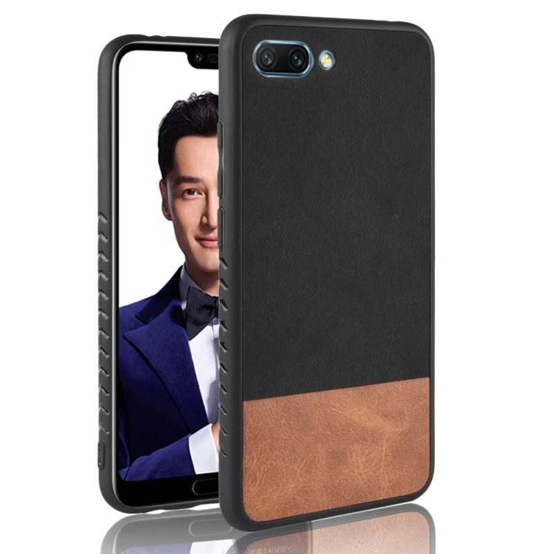 Huawei Honor 10 PU Leather +PC+TPU Stitching_2