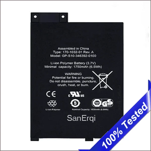 

For Amazon Kindle 3 III D00901 Battery Keyboard eReader Graphite High Quality 170-1032-00 1830mAh