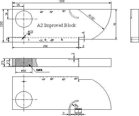 V1(iiw1) Ultrasonic Test Block (ndt, Ultrasound, Ultrasonic, Calibration) -  Other Measuring & Analysing Instruments - AliExpress