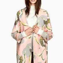 Z0810C5 Новинка осени Европа и США с 8644# краны печатных пальто кардиган