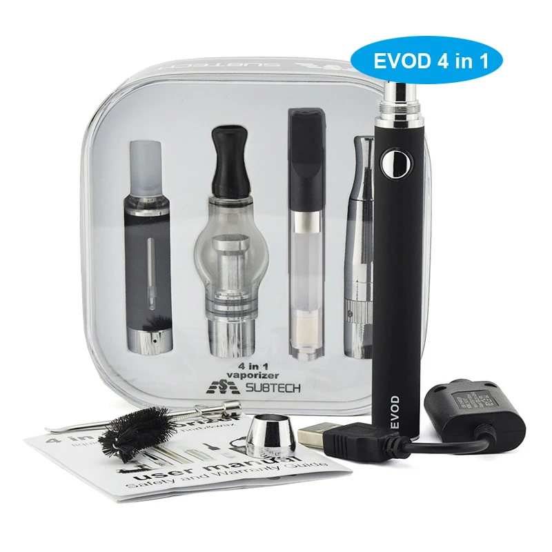 bilder für Evod Vaporizer kits 4 in 1 Elektronische zigarette vape stift für wachs Trockenen kraut flüssigkeit CBD öl zerstäuber mit evod MT3 batterie bilder für Evod Vaporizer kits 4 in 1 Elektronische zigarette vape stift für wachs Trockenen kraut flüssigkeit CBD öl zerstäuber mit evod MT3 batterie