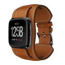 CARPRIE полосы кожаный стиль Замена Широкие ремешки для Fitbit умные часы Versa 180328 Прямая поставка