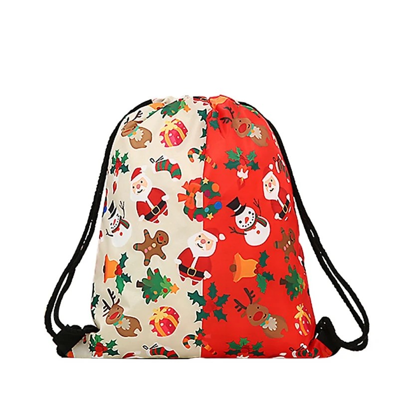 Fashion Cute Cartoon Print Shopping Bundle Pocket Drawstring Bag European American Style Drawstring Backpack mochila feminina Fashion Cute Cartoon Print Shopping Bundle Pocket Drawstring Bag European American Style Drawstring Backpack mochila feminina