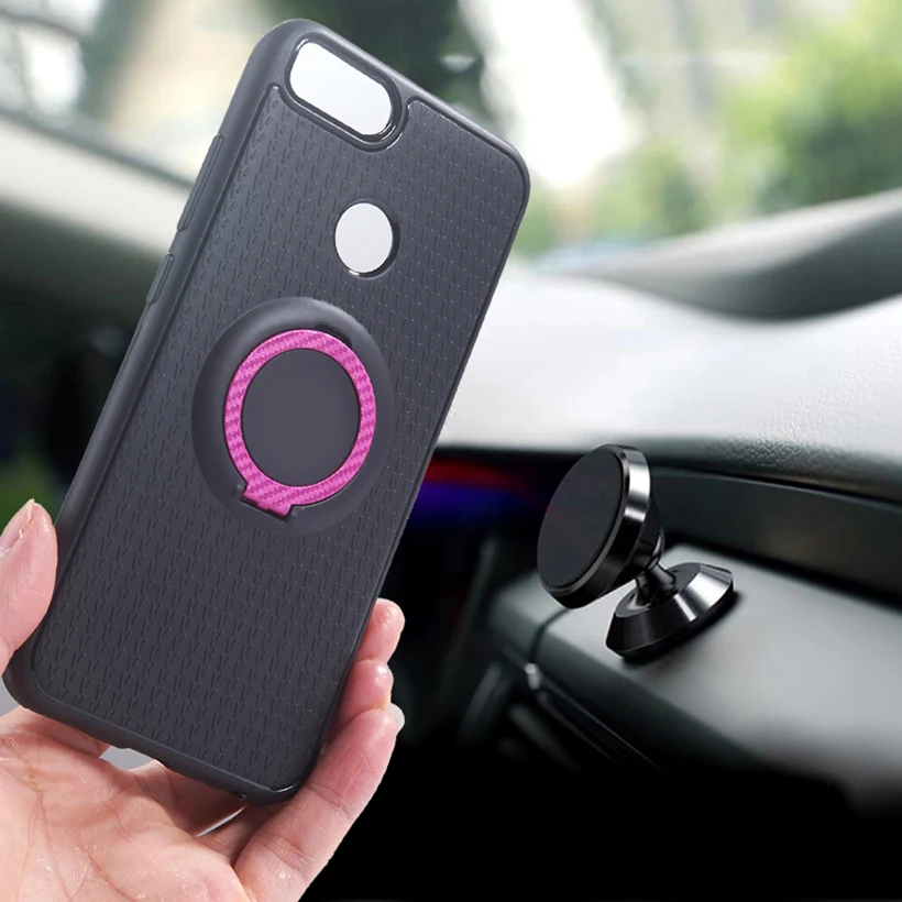 

Mi A2 Lite Case for Xiaomi Redmi Note 6 Pro 5 Plus 6A 5A Prime 4A 4X 4 3 S2 Y2 Y1 Lite A1 5X 6X 8 Mix 2 Magnetic Ring Case Cover