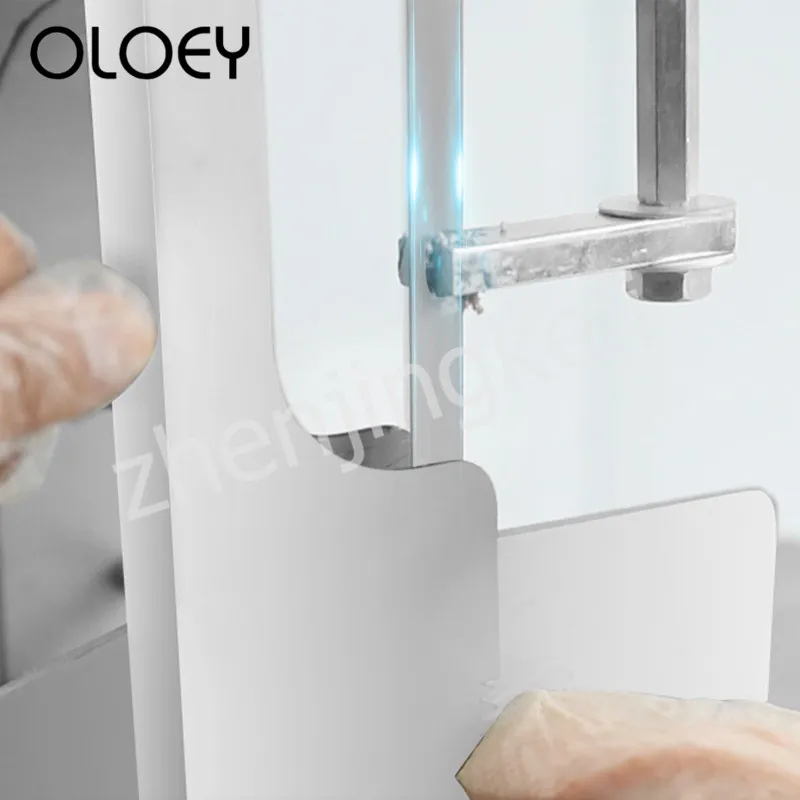 Desktop Electric Slicer Saw Bone Machine Meat Slicer Stainless Steel Tick Mark Aluminum Alloy Body High Power Preservative