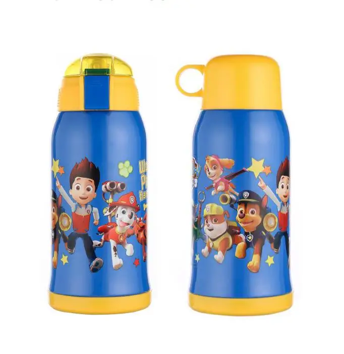 Подлинный термос Paw Patrol PC0130 с двойной крышкой для детей, 316 нержавеющая сталь, 550 мл, термос, игрушка для детей на день рождения, подарок