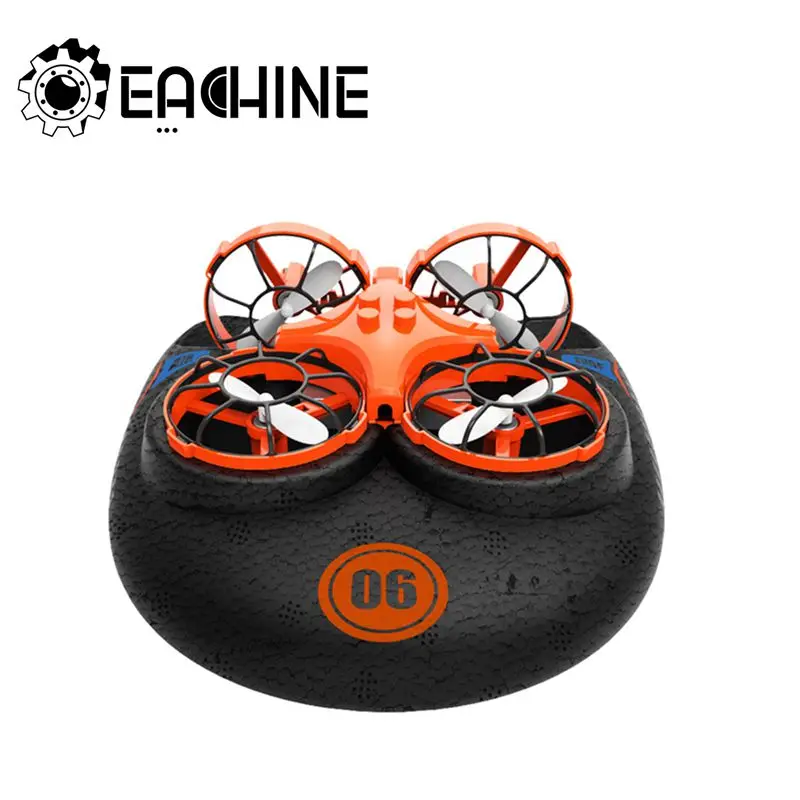 Eachine E016F 3-в-1 ЕНП Летающий воздушный лодка Land режим вождения Съемный один ключ возврата RC Квадрокоптер RTF