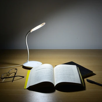 

USB Flexible Gooseneck LED Desk Lamp, BESTEK Touch Control Table Lamp with Adjustable Arm