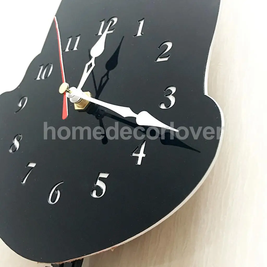 Cartoon Acrylic Wagging Tail Dog Innovative Home Cafe Bar Shop Wall Clock Cute Puppy Animal Decor Props Timen Watch	