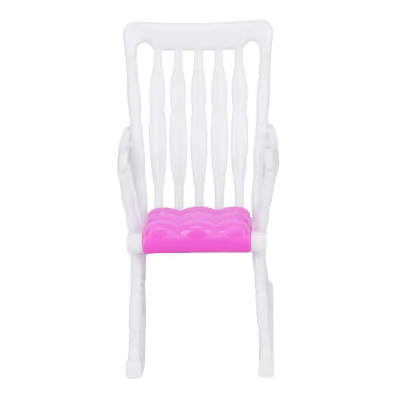 

FBIL-1pc Mini Doll Rocking Chair for Accessories Doll House Furniture Dollhouse Room Decoration Children Girls Toy Gift