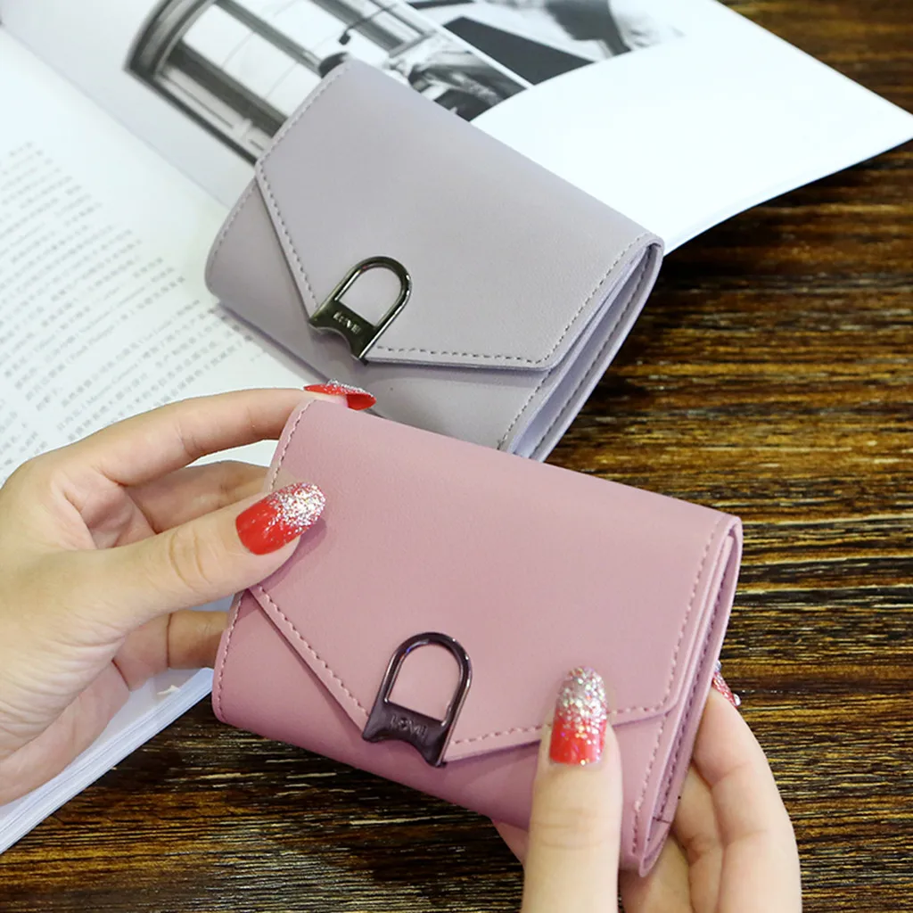 

Mini Wallet Womens Wallets Purses Short Female Coin Purse Credit Card Holder Hasp Card Bags Phone Key Bags Card Holder Wallet