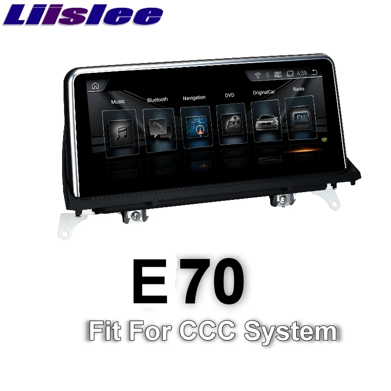 For BMW X5 E70 2006 2010 LiisLee font b Car b font Multimedia font b GPS