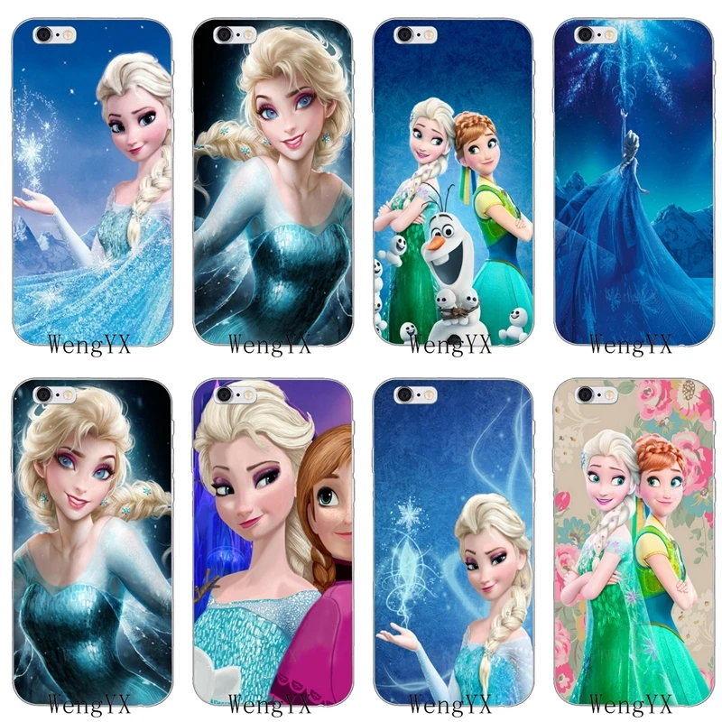 

pretty girl Elsa Princess dance silicone Soft phone case For Sony xperia XA Z Z1 Z2 Z3 Z4 Z5 Premium Compact Mini M2 M4 M5 E3 T3