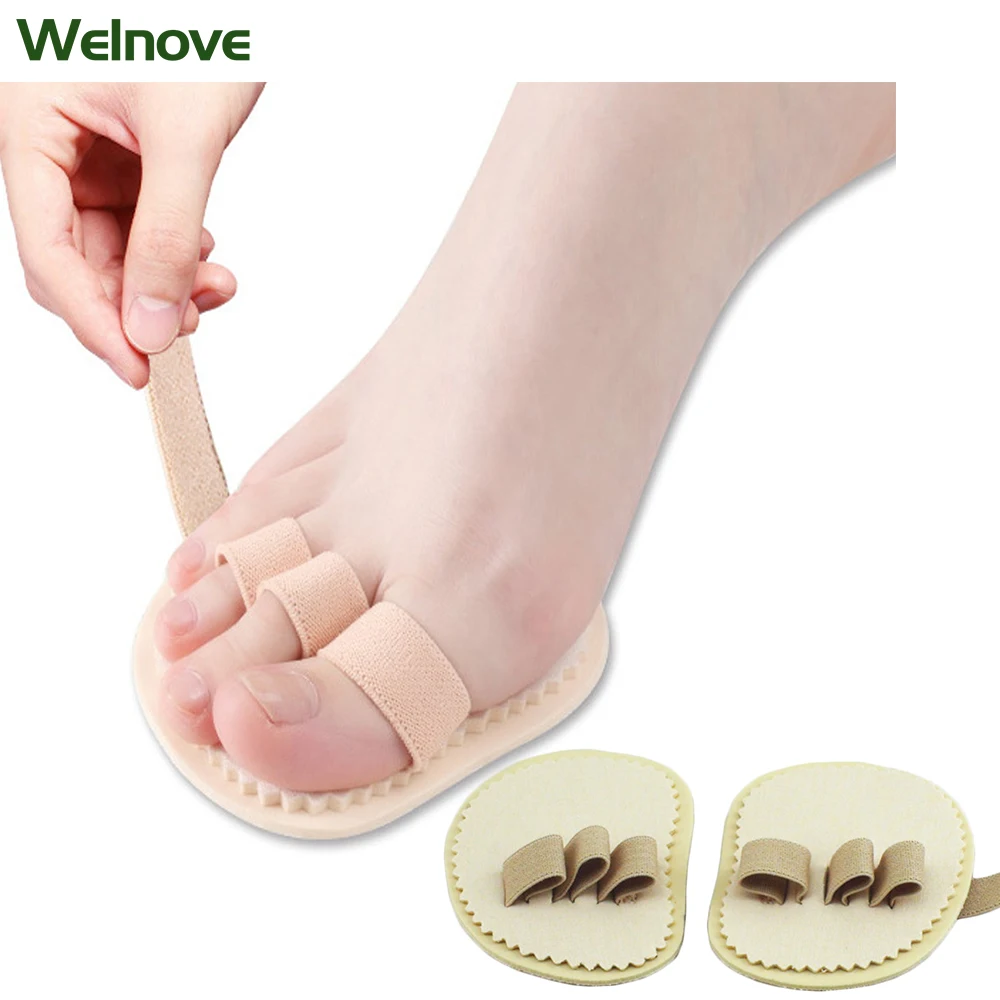 

1Pair Feet Care Hallux Valgus Orthopedic Foot Massager Metatarsal Crooked Overlapping Hammer Toe Corrector C171