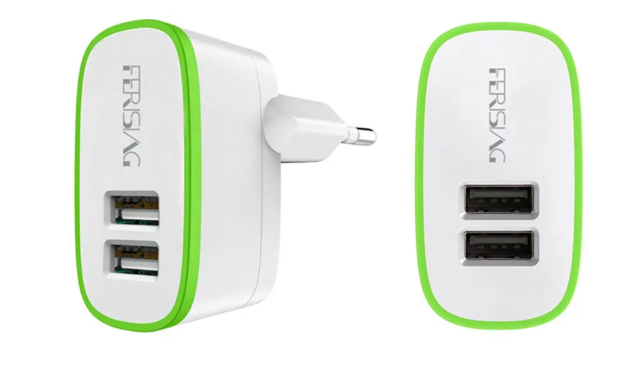 FERISING USB зарядное устройство 5 В 2.1A полностью быстрое зарядное устройство США ЕС зарядное устройство USB для путешествий настенный мобильный телефон настольное зарядное устройство для iPhone/samsung