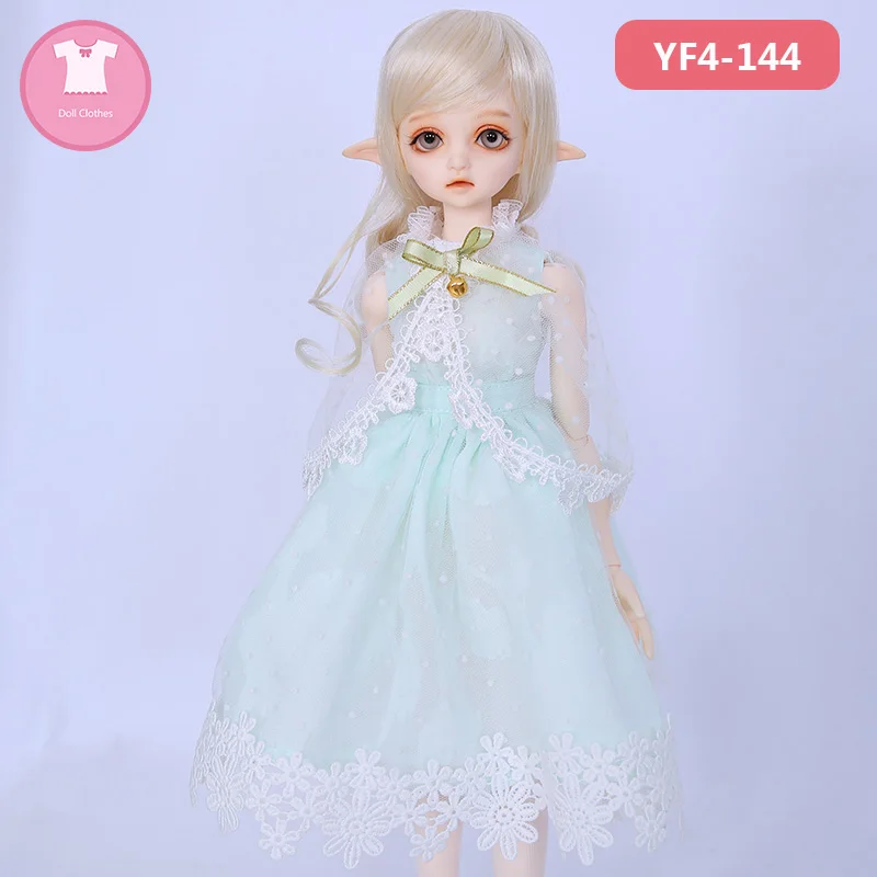 Бесплатная доставка одежда для шарнирной куклы 1/4 Flowendoll Dim Minifee милое платье