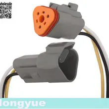 Longyue 50kit Универсальный 3 Way Deutsch DT серии Pre-проводной разъем жгут Комплект 15 см провода