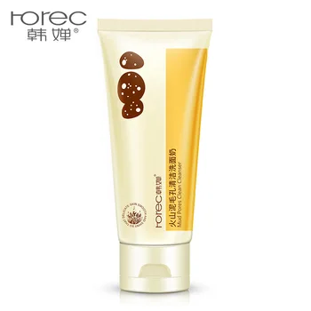 

Rich Foaming Volcanic Mud Facial Cleanser Facial Cleansing Face Cleanser Moisturizing Oil Control Women Face Skin