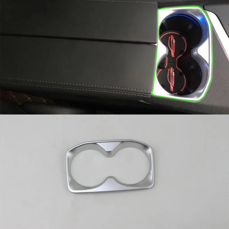 

Auto accessories ABS front cup water cover 1pcs Car interior accessories For Peugeot 2017 3008
