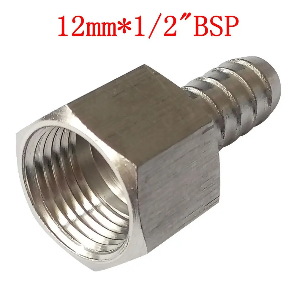 Material Bar 12mm Id Hose Barb Tail To 1 2 Bsp Female Hose Barb 