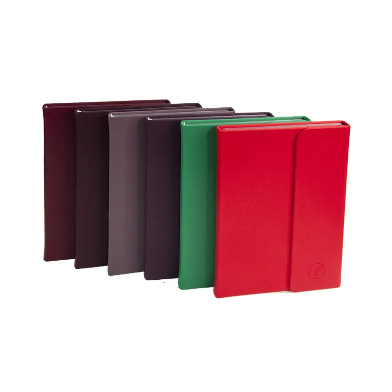 

Leatherette Hard Cover MAGNETICO FASHION Magnetic Button Notebook Diary Ruled Journal