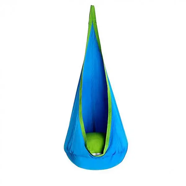 Kids Inflatable Cushion Hanging Hammock Chair Swing Seat Toy Kids/Baby Indoor & Garden Patio Fun