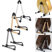 Nueva guitarra soporte Universal plegable a-frame uso para guitarras eléctricas acústicas guitarra soporte de suelo alta calidad 3 colores