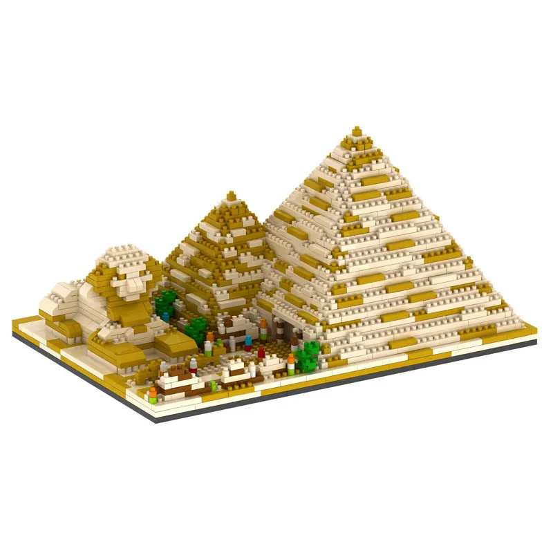 

NEW White House Pyramid Oriental Pearl Tower Toronto TV Tower Model Building Blocks Educational Compatible LOZ 3D Plastic Toys