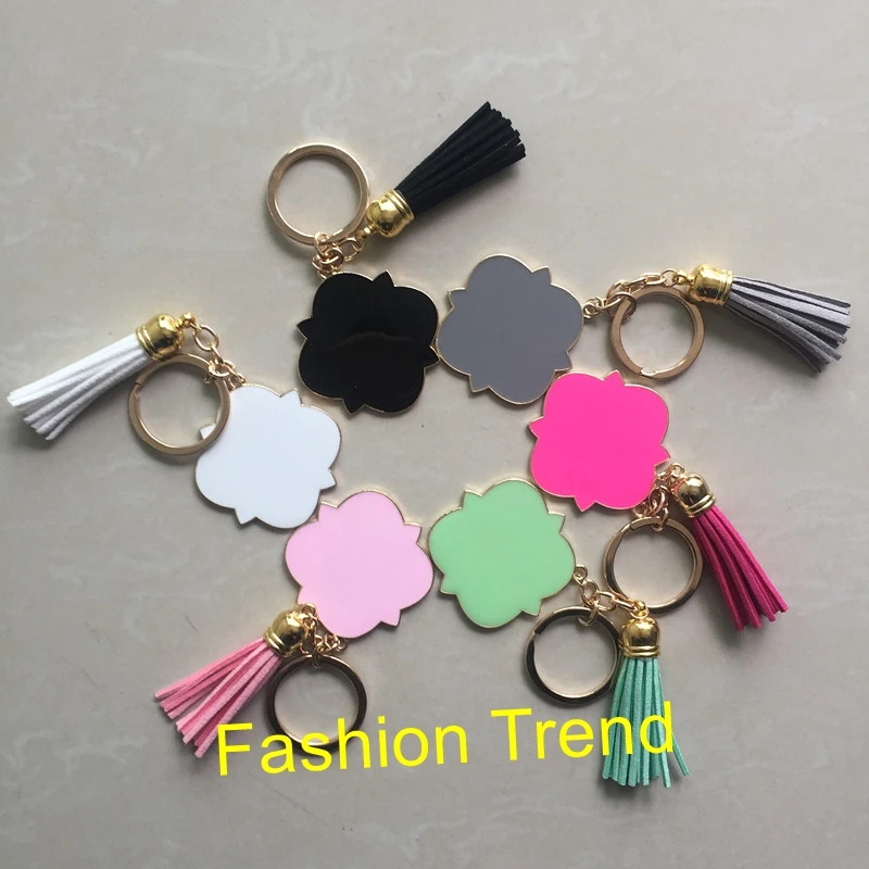 quatrefoil keychain (3)