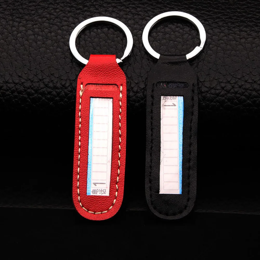 

Car Keychain Phone Number Plate Auto Vehicle Key Chain Anti-lostKey Ring Gift Phone Number Card Keyring Car-styling