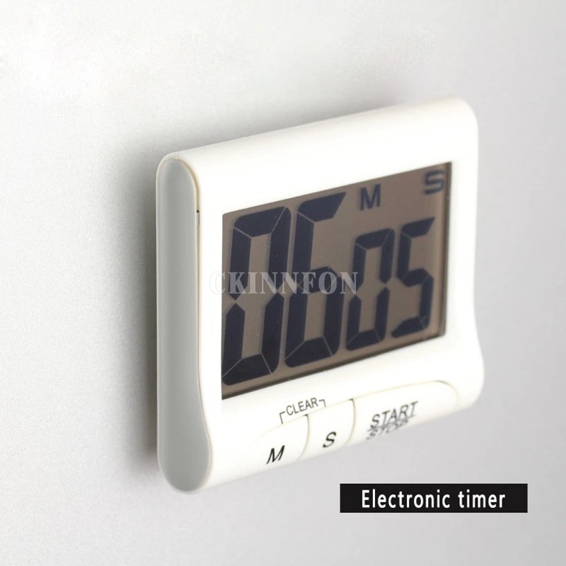 

DHL 2100PCS New Large LCD Digital Cooking Kitchen Timer Count Down Up Clock Loud Alarm Magnetic