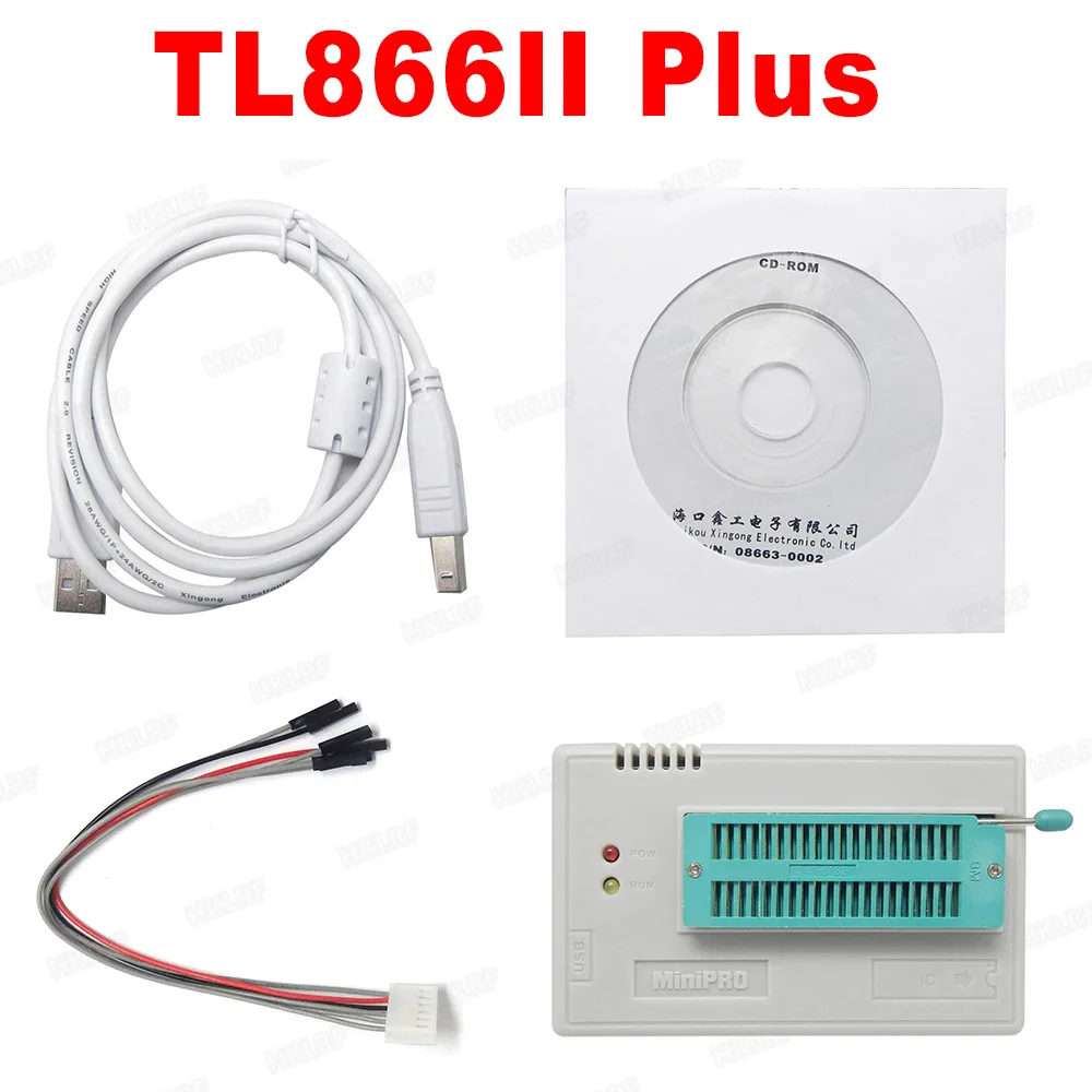 TL866ii Plus V9.00 XGecu TL866ii плюс EEPROM программист лучше thanTL866CS биос Nand программатор PIC AVR 24 93 25 MCU биос EPROM - Цвет: TL866ii Plus