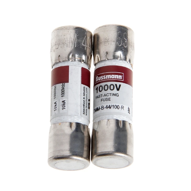 

2PC DMM-B-44/100 10x35MM 44MA 1000VAC/DC Buss Fuse For Fluke Multimeter BUSSMANN