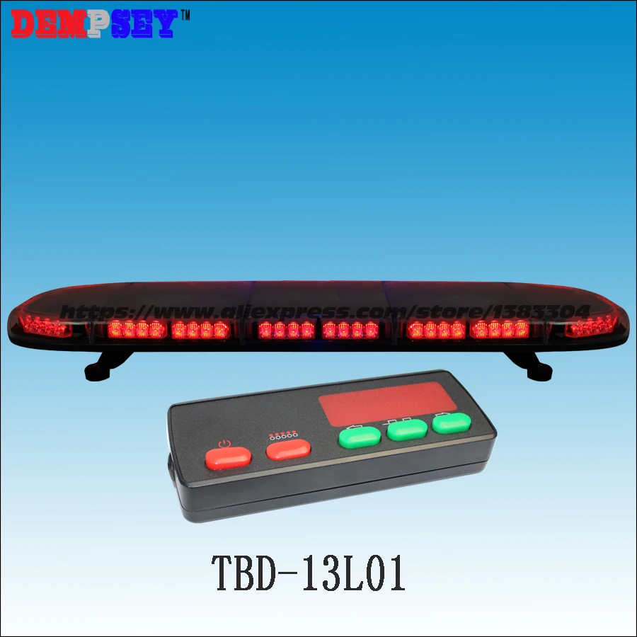 TBD-13L03 высокое качество 41''Blue светодиодный световой индикатор, супер яркий, полиция/скорая помощь/аварийные огни, крыша автомобиля мигающий предупреждающий световой индикатор