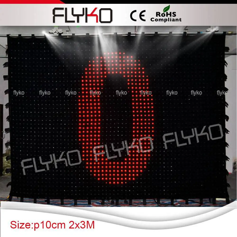

Best Sd Card Control led display screen Rgb Led Vision Curtain