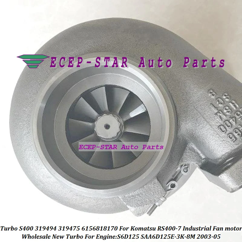 Turbo S400 319494 319475 6156818170 For Komatsu RS400-7 Industrial Fan motor (4)