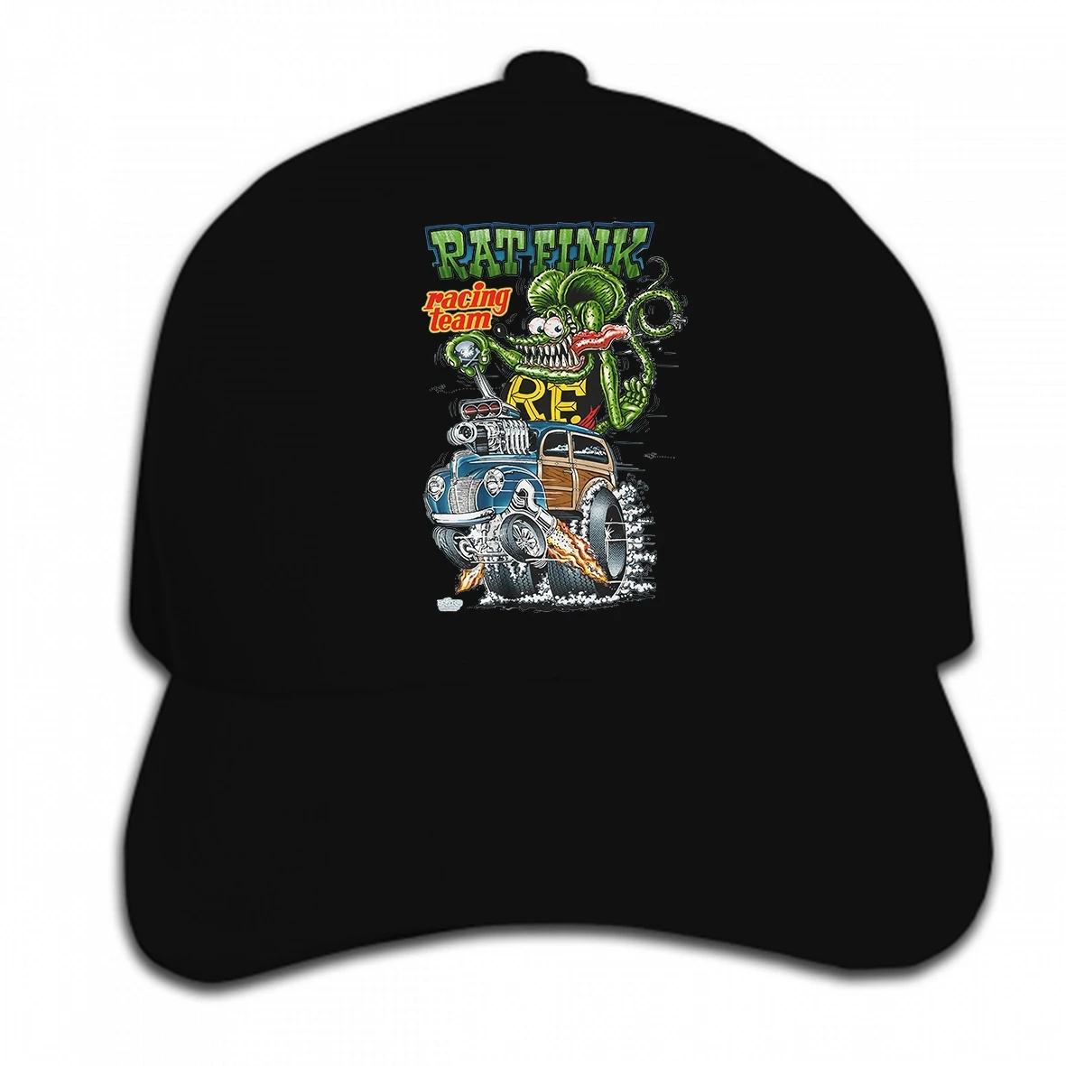 Бейсбольная кепка на заказ с принтом крысы Финк гоночная команда big daddy ed roth