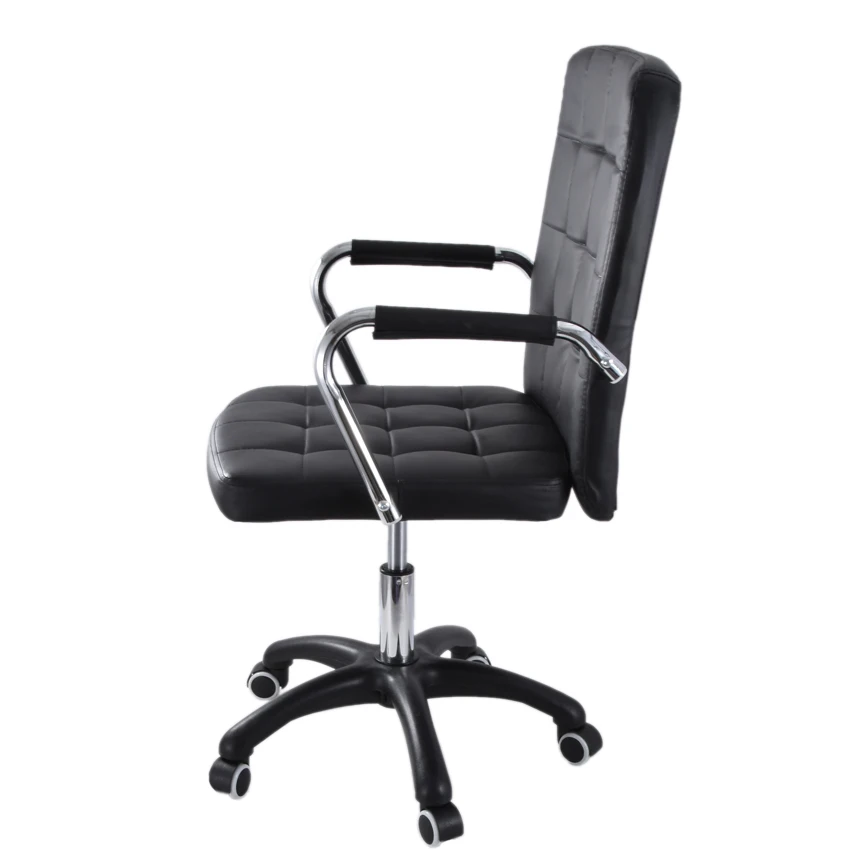 Офисное кресло, офисная мебель, регулируемая высота, вращающийся компьютерный стул, подлокотник, кожаный мягкий, конференц-зал, эргономичный