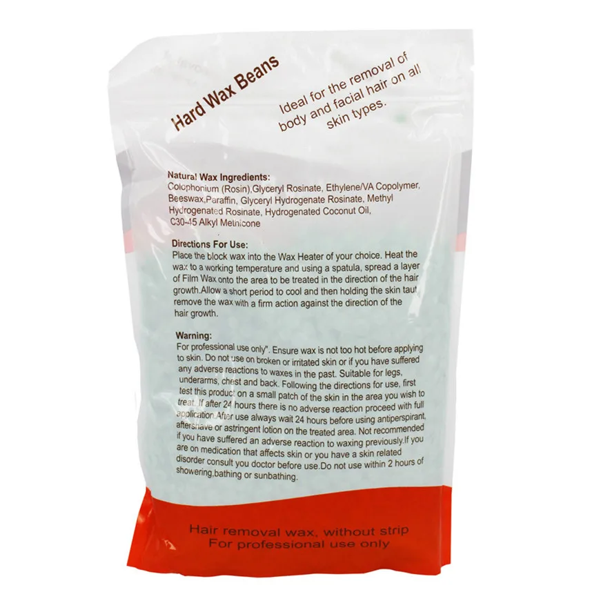Лучшая цена Цвет Зеленый Крем для депиляции депиляция горячая восковая пленка для бритья гранулы бикини депиляция Bean 1 упаковка