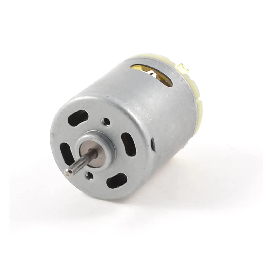 

UXCELL(R) High Quality 1pcs 0.1A 10000RPM 12V High Torque Cylinder Magnetic Electric Mini DC Motor