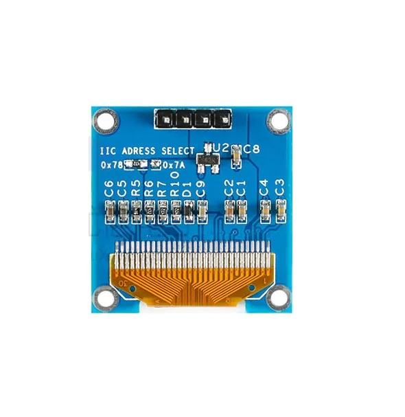 0,9" I2C IIC Серийный 128X64 128*64-белый топ с o-образным светодиодный ЖК-дисплей светодиодный Дисплей модуль SSD1306 12864 3 V~ 5 V DC 0,96" последовательный SPI модуль для Arduino