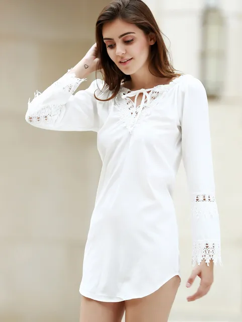 Long white backless dress Long white backless dress